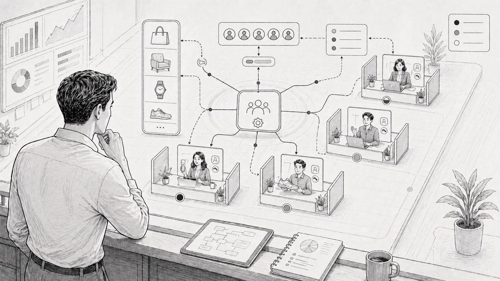 Agent efficiency in video consultative selling